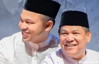 Pasangan Abdul Wahid dan SF Hariyanto yang akan ditetapkan jadi gubernur dan Wagub Riau terpilih oleh KPU Riau, siang ini.