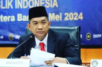 Ketua Divisi Hukum dan Pengawasan KPU Sumbar, Hamdan. (humas)