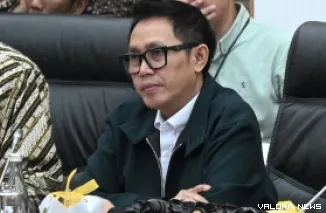 Ketua Panja RUU BUMN, Eko Hendro Purnomo memimpin Rapat Kerja Tingkat I Komisi VI DPR RI dengan pemerintah di Gedung Nusantara I, Senayan, Jakarta, Sabtu. (humas)