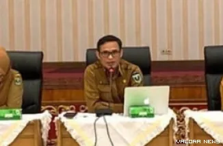 Kepala Biro Pemerintahan dan Otonomi Daerah (Kabiro Pem dan Otda) Sumatera Barat, Ezeddin Zein. (humas)