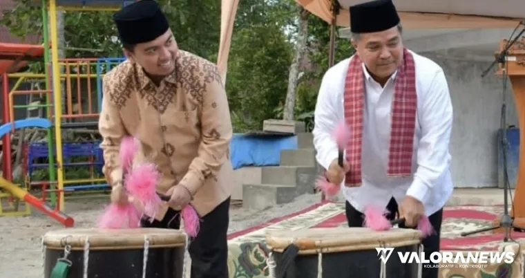 Bupati Agam, Benni Warlis dan Ilham Lc MA (ketua DPRD Agam).