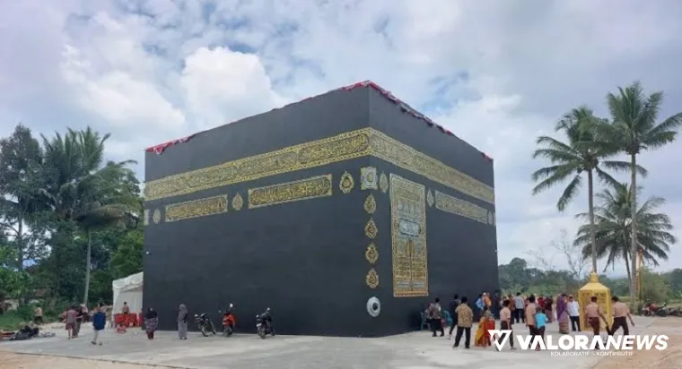 Surau Ka&#039;bah Inyiak Tuah yang dibangun dengan menduplikasi bentuk asli Kabah di Makkah. (istimewa)