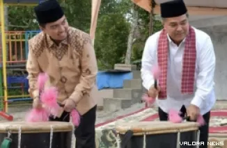Bupati Agam, Benni Warlis dan Ilham Lc MA (ketua DPRD Agam).