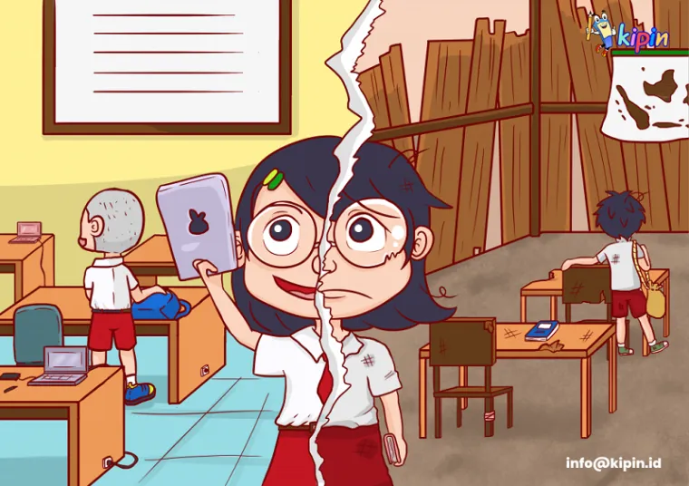 Ilustrasi Merdeka Belajar, Tapi Tidak untuk Semua