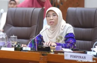 Anggota Komisi IX DPR RI, Netty Prestyani Aher saat mengikuti RDPU dengan pengurus IDAI di Gedung Nusantara I, DPR RI, Senayan, Jakarta, Kamis. (humas)