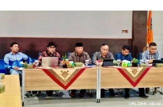 Anggota TPPD Kabupaten Pesisir Selatan Tahun  2025 (ki-ka): Novrial Bahrun, Arif Yumardi, Saidal Masfiyuddin, Kabid PPM Bapedalitbang Pessel, Fadli Amra, Nasral, dan Epaldi Bahar. FOTO: tusrisep