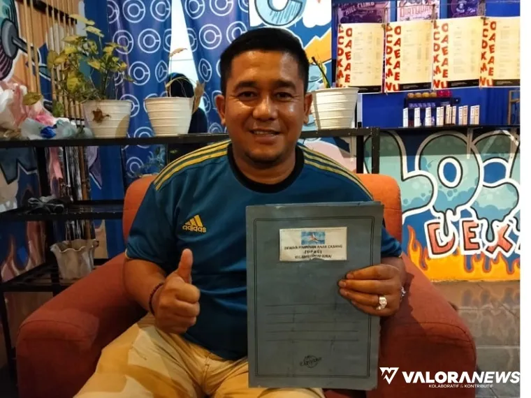 Febi Maha Putra a.k.a Kobe, Bendahara DPC Partai Demokrat Kabupaten Pesisir Selatan (Pessel), Sumatera Barat. FOTO: tusrisep