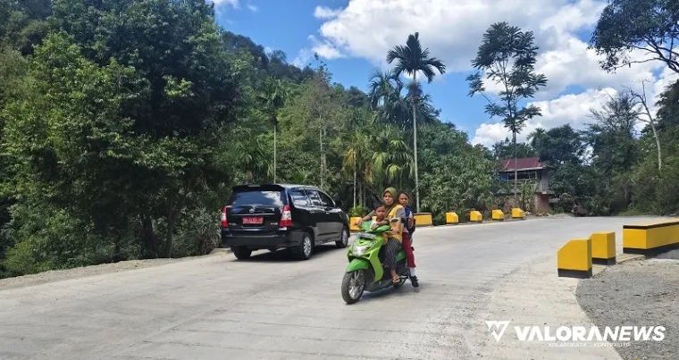Jembatan Malalo yang sebelumnya sempat terputus pada 22 November 2024, kini telah bisa dilalui kembali oleh masyarakat. (humas)