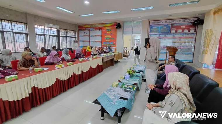 Suasana Lomba Cerdas Cermat Antar Kelurahan yang digelar kecamatan Nanggalo, Kamis. (humas)