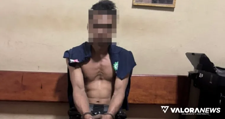 Pengedar Narkotika golongan I jenis ganja kering, GY (38) ditangkap Satresnarkoba Polres Pasbar, Sabtu. (robbi irwan)