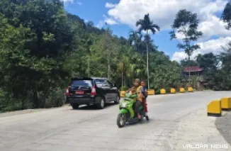 Jembatan Malalo yang sebelumnya sempat terputus pada 22 November 2024, kini telah bisa dilalui kembali oleh masyarakat. (humas)