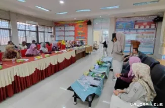Suasana Lomba Cerdas Cermat Antar Kelurahan yang digelar kecamatan Nanggalo, Kamis. (humas)