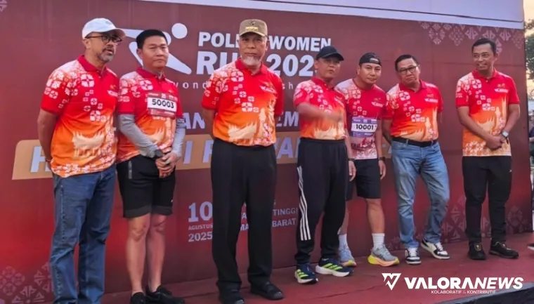 Polda Sumbar Gelar Police Women Run 2025, Gubernur: Beri Manfaat Sehat dan Ekonomi