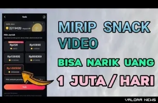 Ilustrasi Aplikasi Penghasil Uang Terbaru dengan Menonton Video 2025. (Foto: Kanal youtube @tasua official)