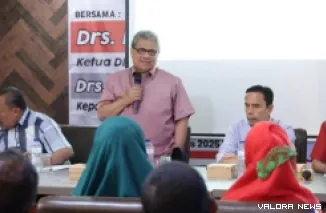 Ketua DPRD Sumbar Muhidi tekankan pentingnya data yang valid dalam menyusun program dan kegiatan terkait pengentasan kemiskinan sebagaiman diatur dalam Perda Sumbar Penyelenggaraan Kesejahteraan Sosial di Padang, Sabtu. (humas)