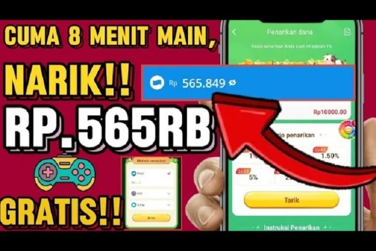 Ilustrasi Aplikasi Penghasil Uang Terbaru. (Foto: Kanal youtube @HendriCuan)