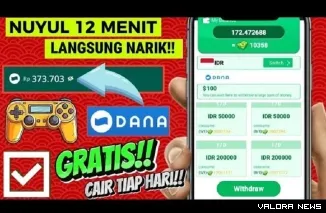 Ilustrasi Aplikasi Penghasil Uang Terbaru. (Foto: Kanal youtube @HendriCuan)