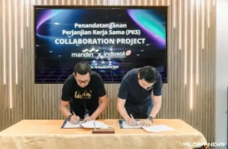 Penandatanganan Kerjasama Antara Indosat Ooredoo Hutchison dengan PT Bank Mandiri Region I/Sumatera I, Kamis (11/9/2025)