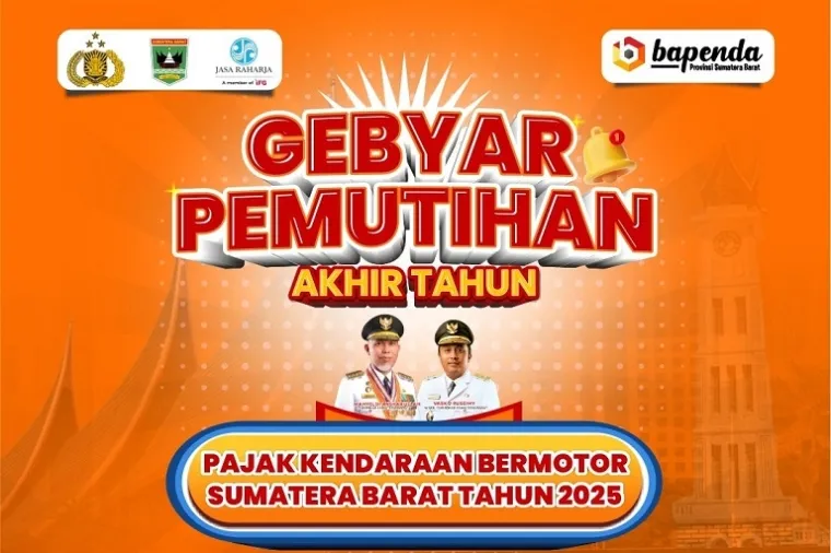 Gubernur Sumatera Barat, Mahyeldi, resmi menetapkan kebijakan pembebasan 100 persen atas tunggakan pokok dan sanksi administrasi Pajak Kendaraan Bermotor (PKB) melalui Keputusan Gubernur Nomor 903-686-2025. (Dok. Istimewa)