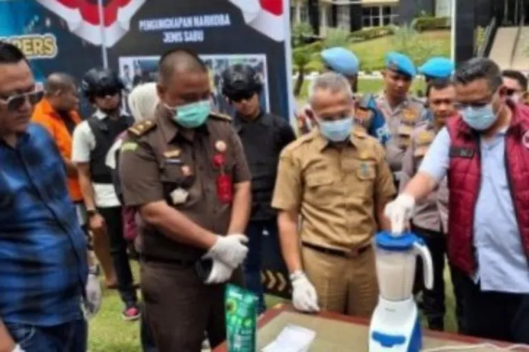 Pemusnahan Narkotika di Mapolda Sumbar (Foto: Ist)
