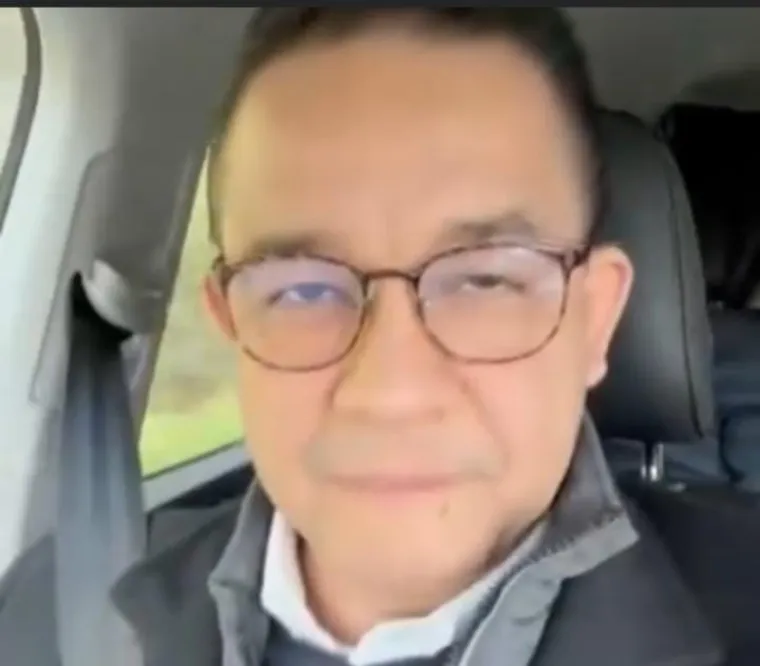 Video postingan Anies Baswedan saat menyampaikan duka. (Dok. Ist)