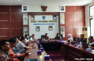 Suasana Audiensi Antara Bapas Bukittinggi dan Pemkot Payakumbuh di Kantor Wali Kota Payakumbuh, Kamis (9/10/2025)