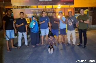 Pelaku pemerasan di Gunung Padang yang diamankan Tim Klewang Polresta Padang. (Dok. Reskrim Polresta Padang)