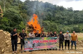 Polres Solok Selatan Kembali  Penertiban PETI