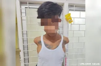 Pelaku pengedar sabu yang berhasil diamankan Tim Satresnarkoba Polresta Padang. (Dok. Satresnarkoba Polresta Padang)