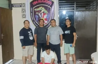 Pelaku yang diamankan Personel Polsek Padang Utara