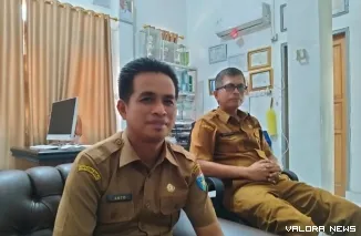 Kadis Pertanian Pessel Madrianto dan Plt Sekretaris Dinas Pertanian Hendro Kurniawan. FOTO: Dok Istimewa