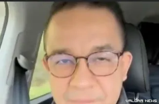 Video postingan Anies Baswedan saat menyampaikan duka. (Dok. Ist)