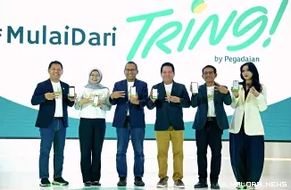 Peluncuran Aplikasi Tring di Gade Tower, Jakarta, Rabu (8/10/2025)