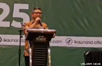 Alumni Fakultas Ekonomi Unand angkatan 1988, Denny Abdi terpilih sebagai ketua umum DPP IKA Unand pada Kongres 7, yang dihelat di Padang, Sabtu malam. (humas)