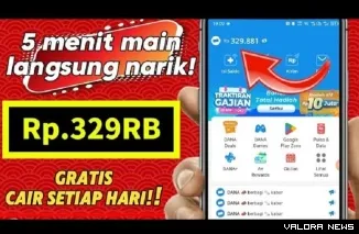 Ilustrasi Aplikasi Penghasil Uang Terbaru. (Foto: Kanal youtube @HendriCuan)