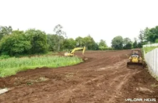 Pembangunan 80 unit Huntap Danantara di Kecamatan Rambatan Tanah Datar. (Dok. Kominfo Tanah Datar)