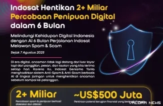 Indosat Hadang 2 Miliar Ancaman Spam dan Scam demi Lindungi Pelanggan