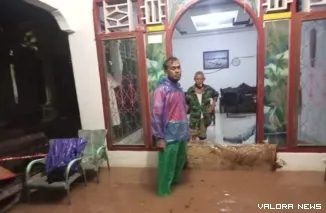 Salah satu lokasi di Kabupaten Pesisir Selatan, yang selalu dilanda banjir, kalau curah hujan mulai meninggi. FOTO: Dok Dinas Kominfo Pessel
