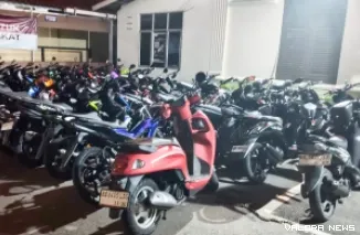 Penindakan balap liar dan knalpot brong oleh Polresta Bukittinggi selama Ramadhan 1447 Hijriah di Kota Bukittinggi