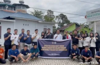 Aksi bersih-bersih sambut Ramadhan di Rutan Kelas IIB Padang. (Dok. Humas Rutan)