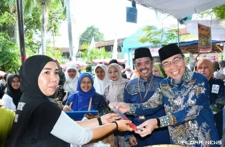 Wakil Wali Kota Padang Maigus Nasir  Bersama Kepala BBPOM Padang dan Kepala Dinas Kesehatan Melakukan Sidak ke Pasa Pabukoan, Kamis (26/2/2026)