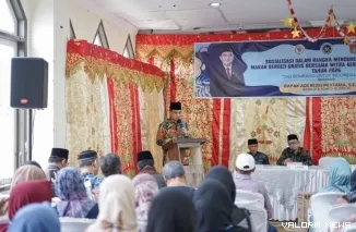 Sosialisasi program MBG di Pondok Pesantren H. Muhammad Nadis, Bukittinggi, Sumatera Barat. (Dok. Ist)