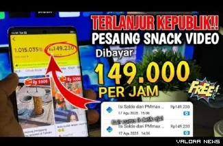 Ilustrasi Aplikasi Penghasil Uang Terbaru. (Foto: Kanal youtube @PenuhinDompet)