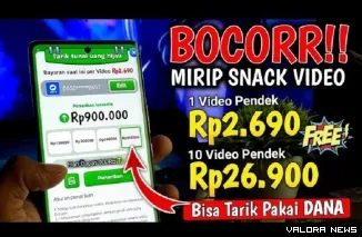 Ilustrasi Aplikasi Penghasil Uang Terbaru. (Foto: Kanal youtube @PenuhinDompet)