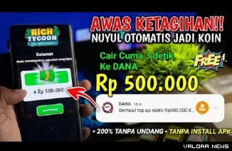 Ilustrasi Aplikasi Penghasil Uang Terbaru. (Foto: Kanal youtube @PenuhinDompet)
