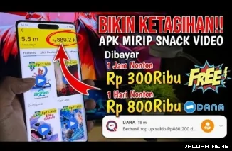 Ilustrasi Aplikasi Penghasil Uang Terbaru. (Foto: Kanal youtube @PenuhinDompet)