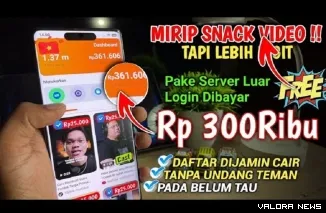 Ilustrasi Aplikasi Penghasil Uang Terbaru. (Foto: Kanal youtube @PenuhinDompet)