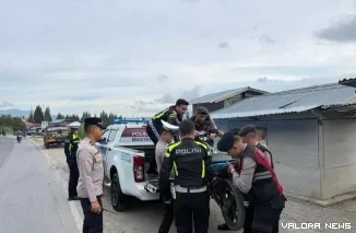 Penertiban balap liar di Alahan Panjang saat Ramadan oleh Kapolres Solok (Dok. Ist)