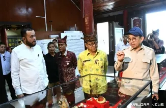 Menteri Kebudayaan Fadli Zon Meninjau Museum Adityawarman, Kamis (12/3/2026)
