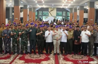 Wali Kota Padang Fadli Amran Bersama Resimen Mahasiswa (Menwa) Pagaruyuang Sumatera Barat (*)